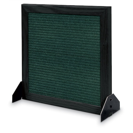 Indoor Enclosed Combo Board,48x36,Bronze Frame/Black & Cobalt